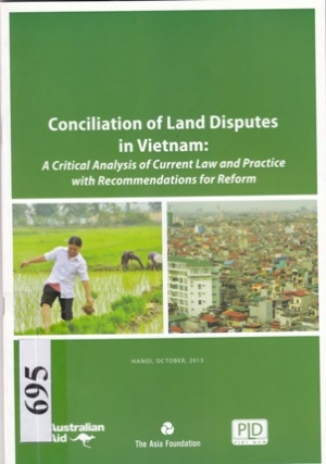 Conciliation of Land Disputes in Vietnam - A critical analysis of current law and practice with recommendations for reform